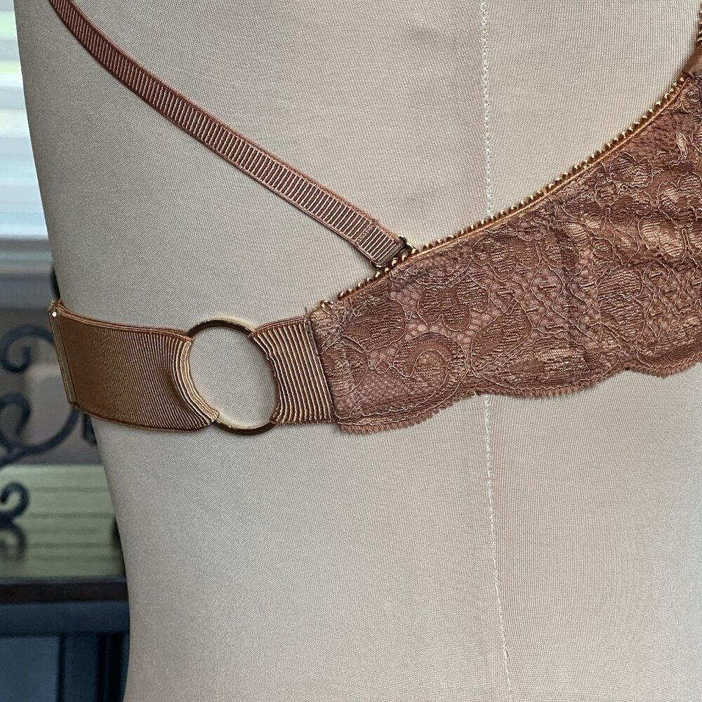 NWT $88 HAH Free People 2-Timer Bra 30-38C fits 30C 32C 34C 36C 38C Brown Sugar - Picture 11 of 16